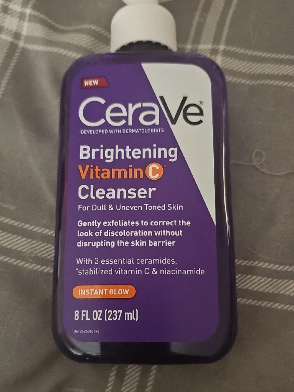 CeraVe Brightening Vitamin C Cleanser — Purple